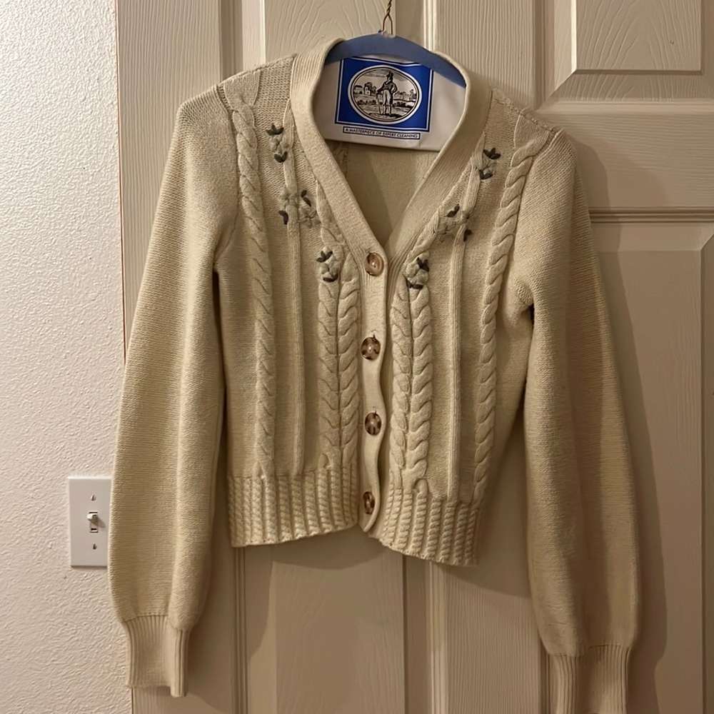 Petite studio knit sweater